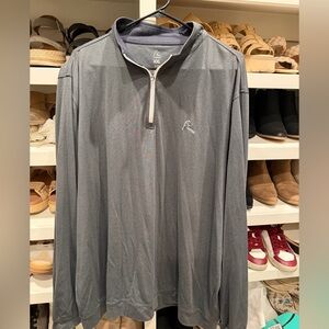 Rhoback Dark Gray Quarter-Zip Pullover